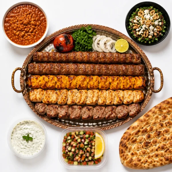 سفارش سینی کباب ۳ نفره در دبی
