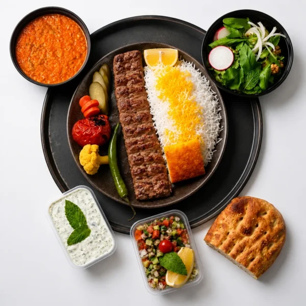 چلوکباب برگ